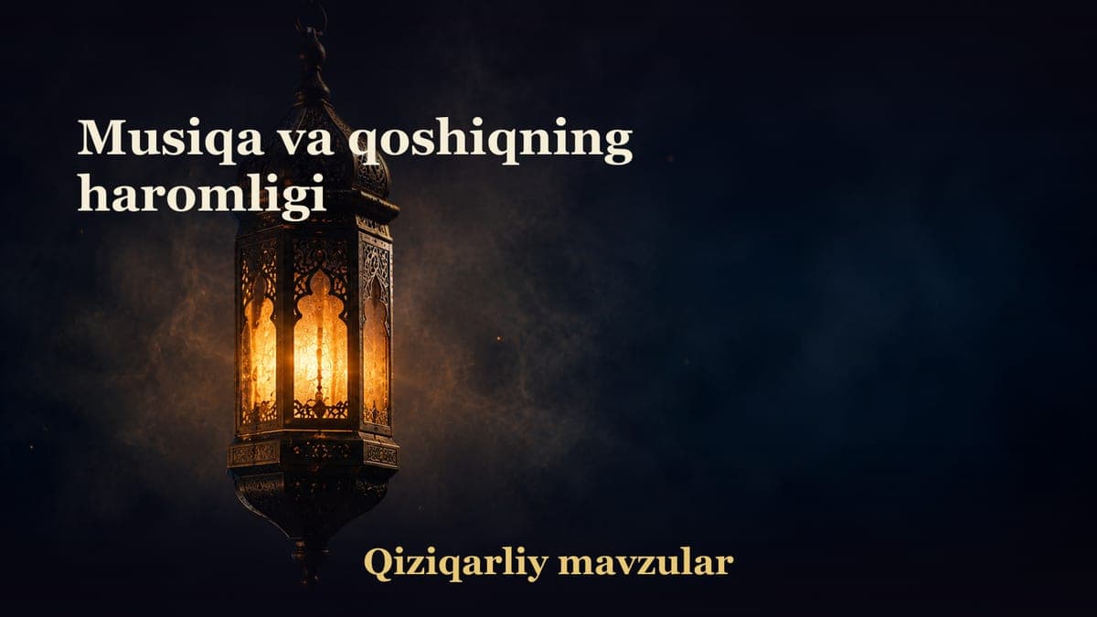 Musiqa va qoshiqning haromligi