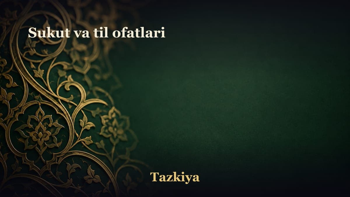 Sukut va til ofatlari