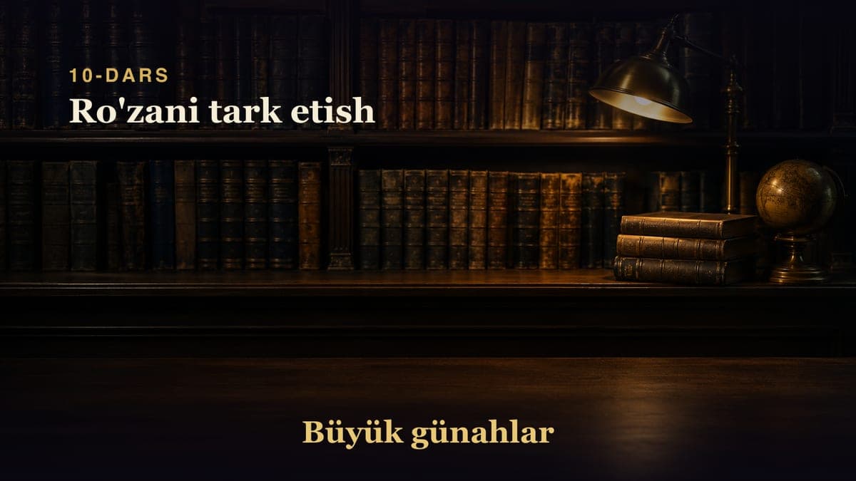 10 Ro'zani tark etish