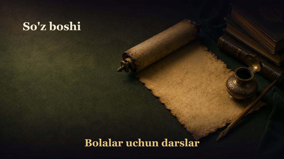 So'z boshi