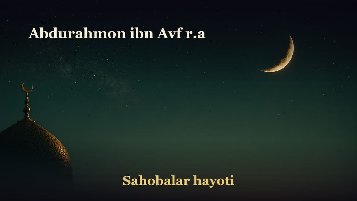 Abdurahmon ibn Avf r.a