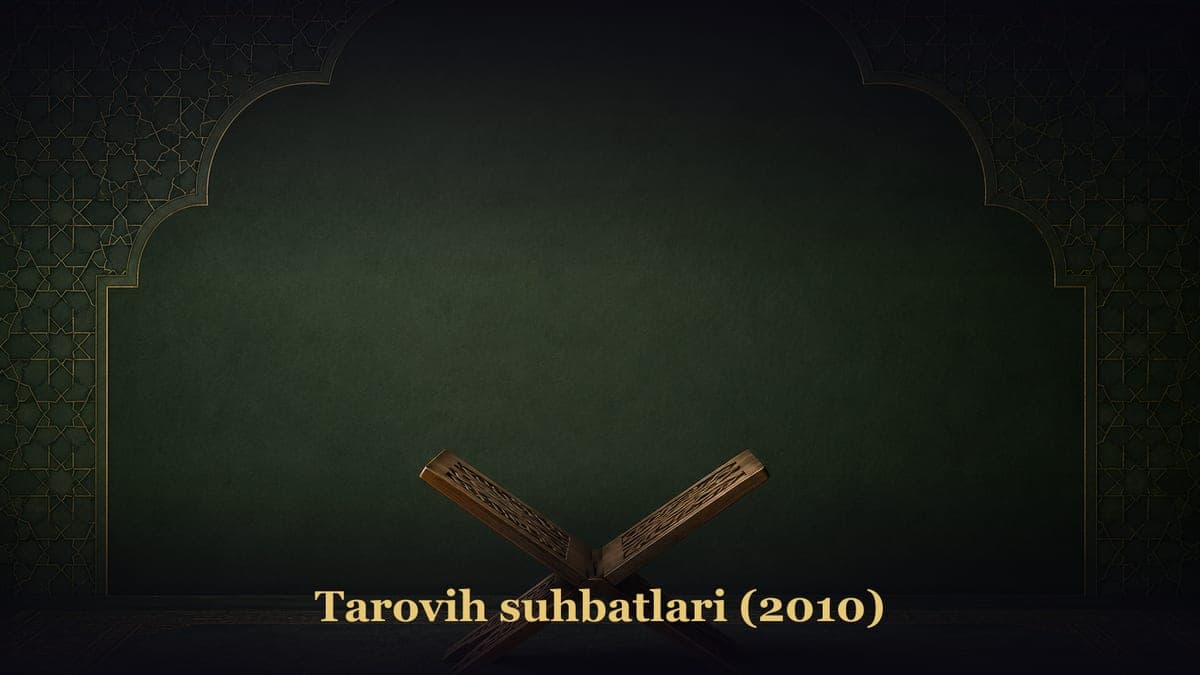 Tarovih suhbatlari (2010)