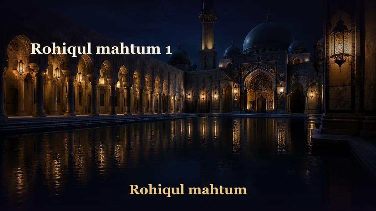 Rohiqul mahtum 1