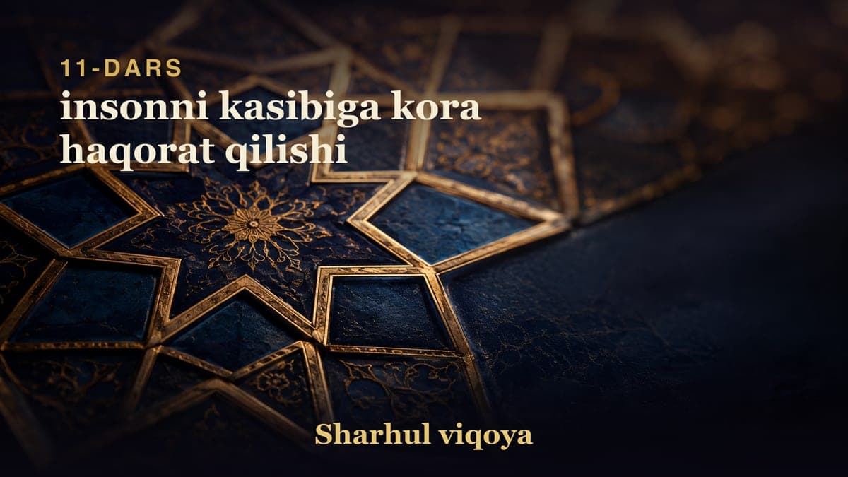 11 insonni kasibiga kora haqorat qilishi
