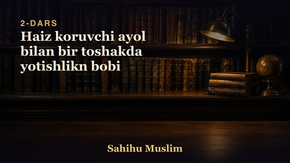 02 Haiz koruvchi ayol bilan bir toshakda yotishlikn bobi