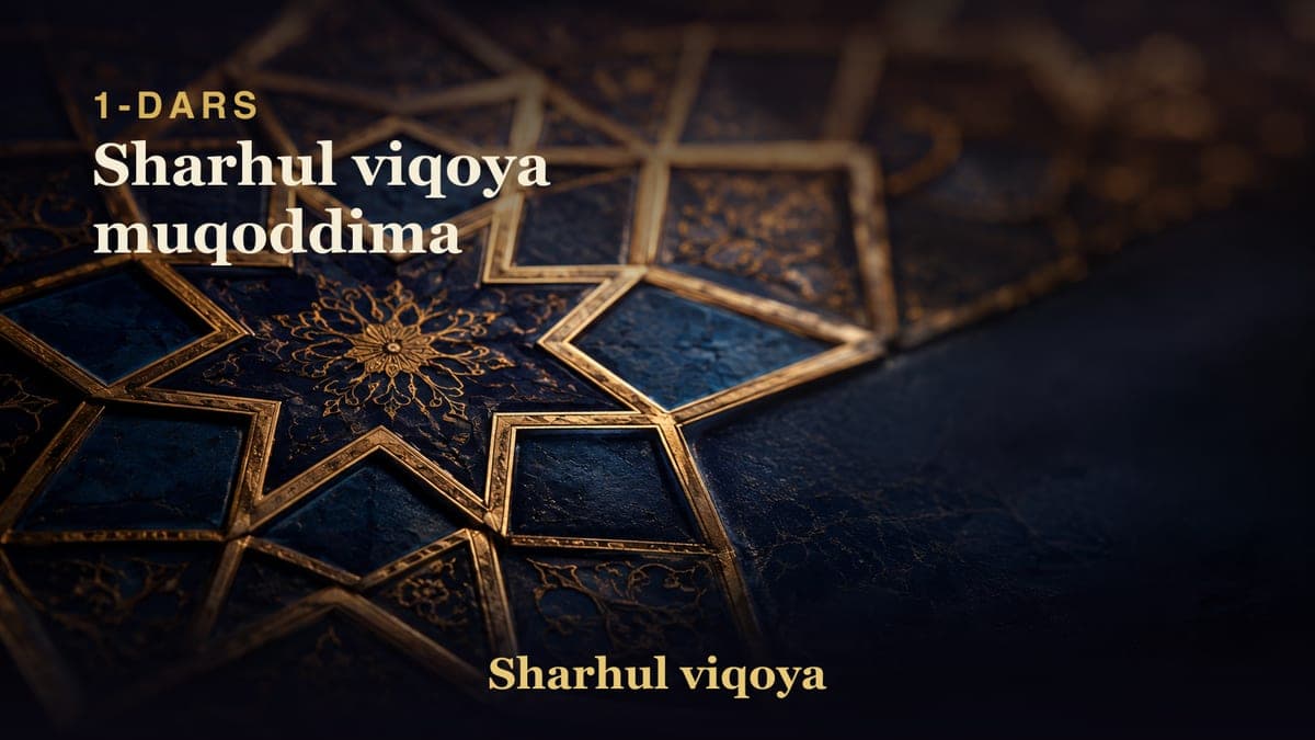 1 Sharhul viqoya muqoddima