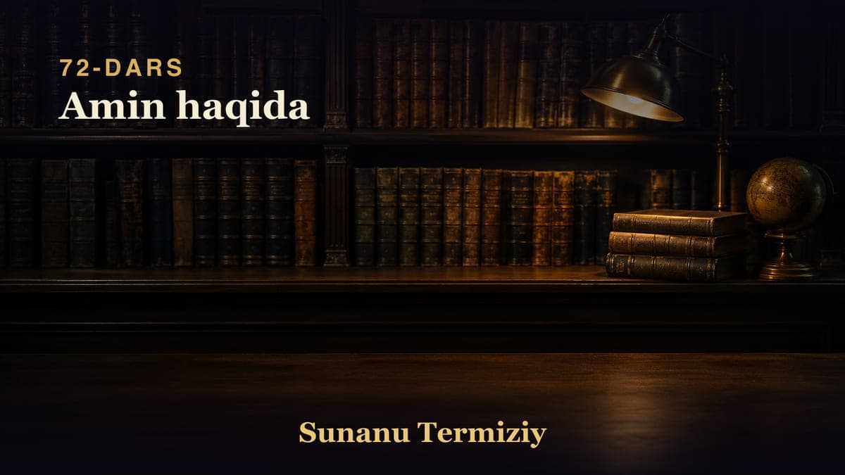 072 Amin haqida