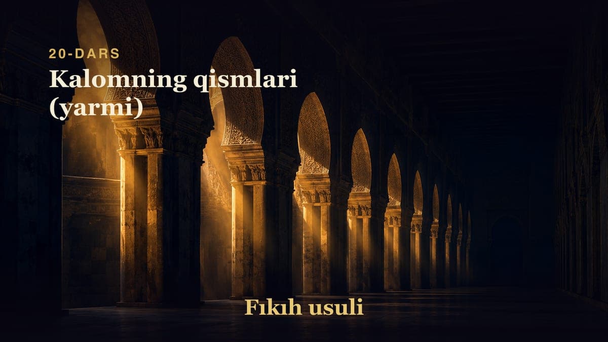 20 Kalomning qismlari (yarmi)
