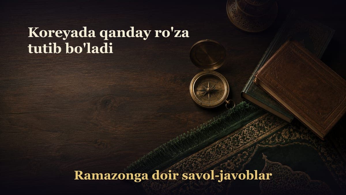 Koreyada qanday ro'za tutib bo'ladi