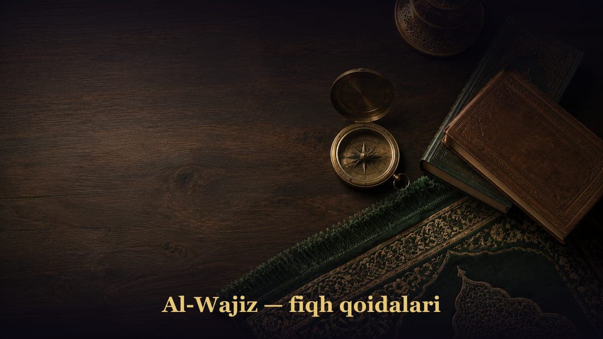 Al-Wajiz — fiqh qoidalari