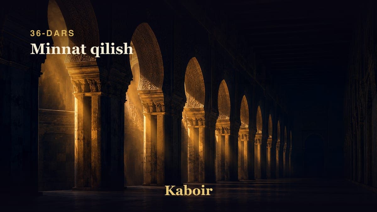 36 Minnat qilish