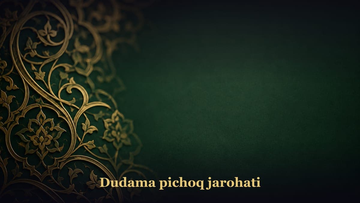 Dudama pichoq jarohati