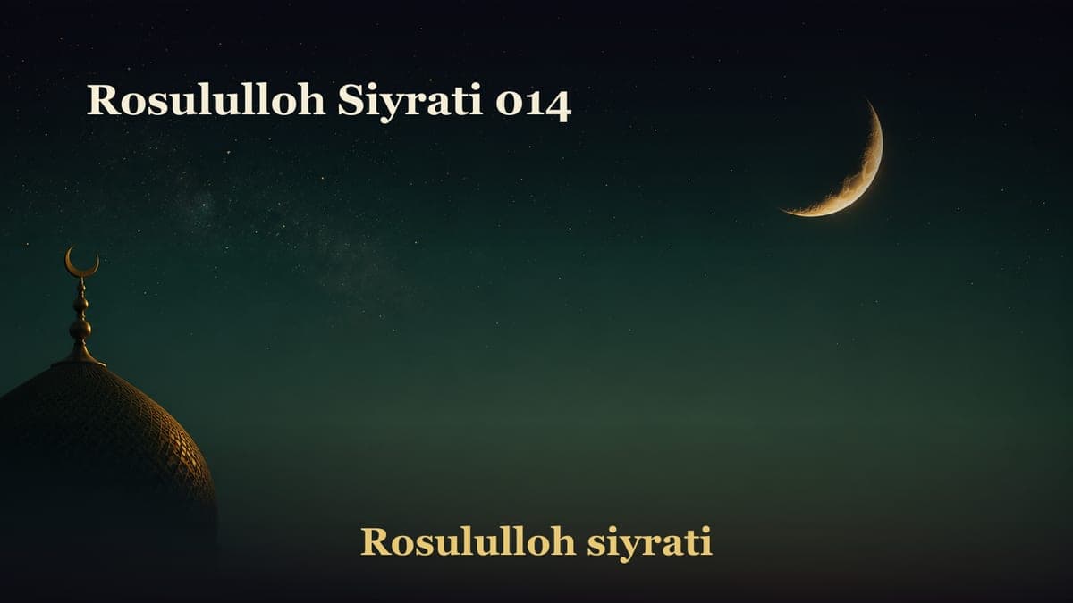 Rosululloh Siyrati 014