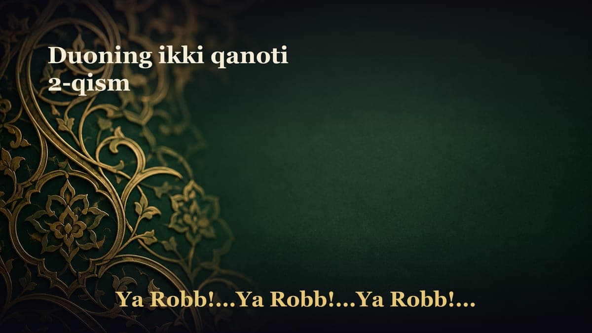 Duoning ikki qanoti 2-qism