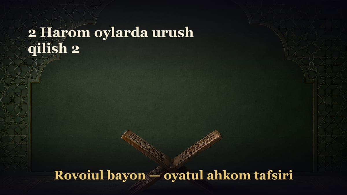 2 Harom oylarda urush qilish 2