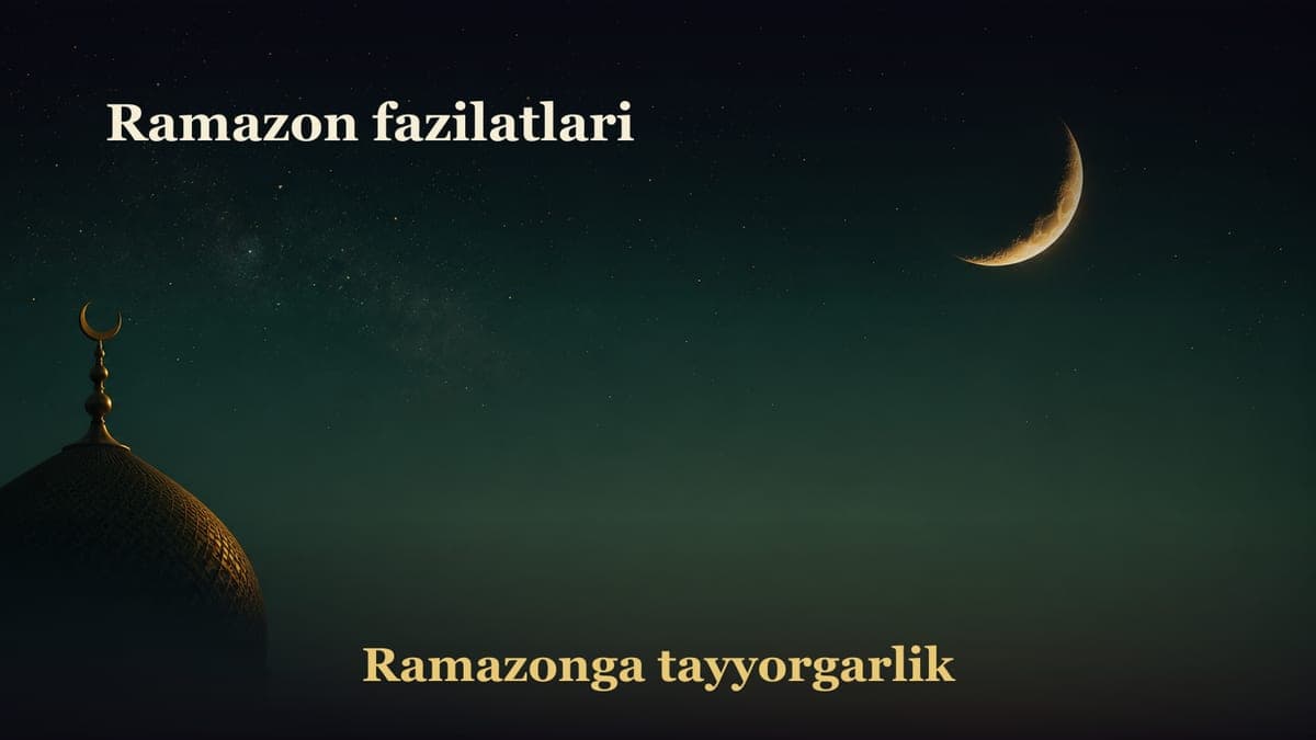 Ramazon fazilatlari