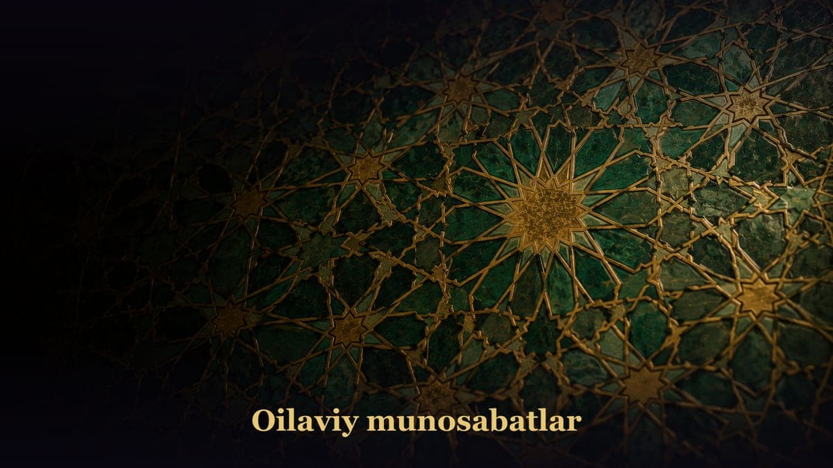 Oilaviy munosabatlar