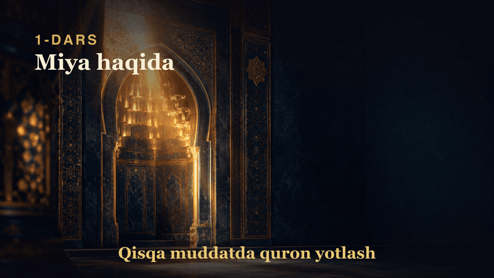 1. Miya haqida