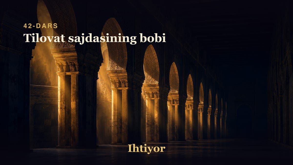 42 Tilovat sajdasining bobi